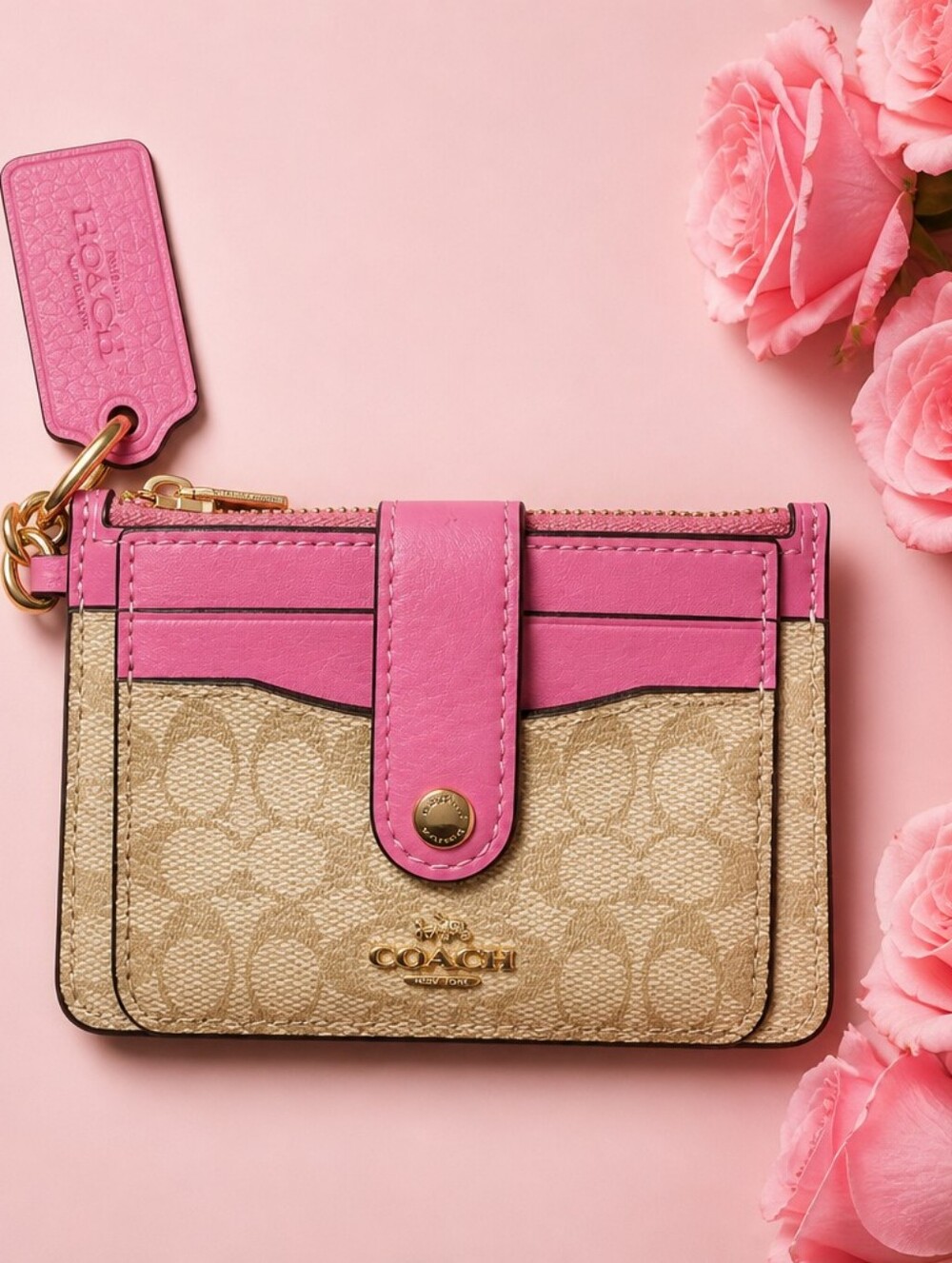 Coach Cardholder Pink